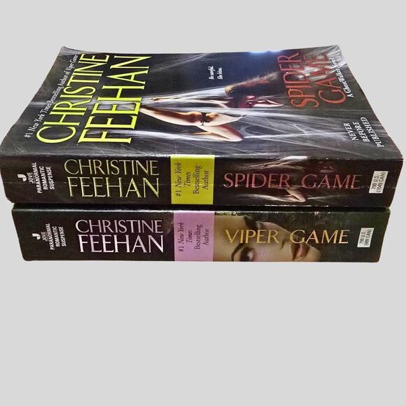 Christine Feehan GhostWalker Book Lot Spider Game Viper Game Romantic Suspense - Picture 3 of 10